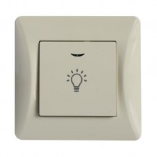 Μπουτόν Κλιμακοστασίου Μπεζ Lineme H-Series 50-00107-30